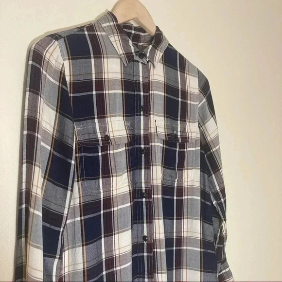 Madewell classic plaid  checkered shirt - Picture 5 of 5
